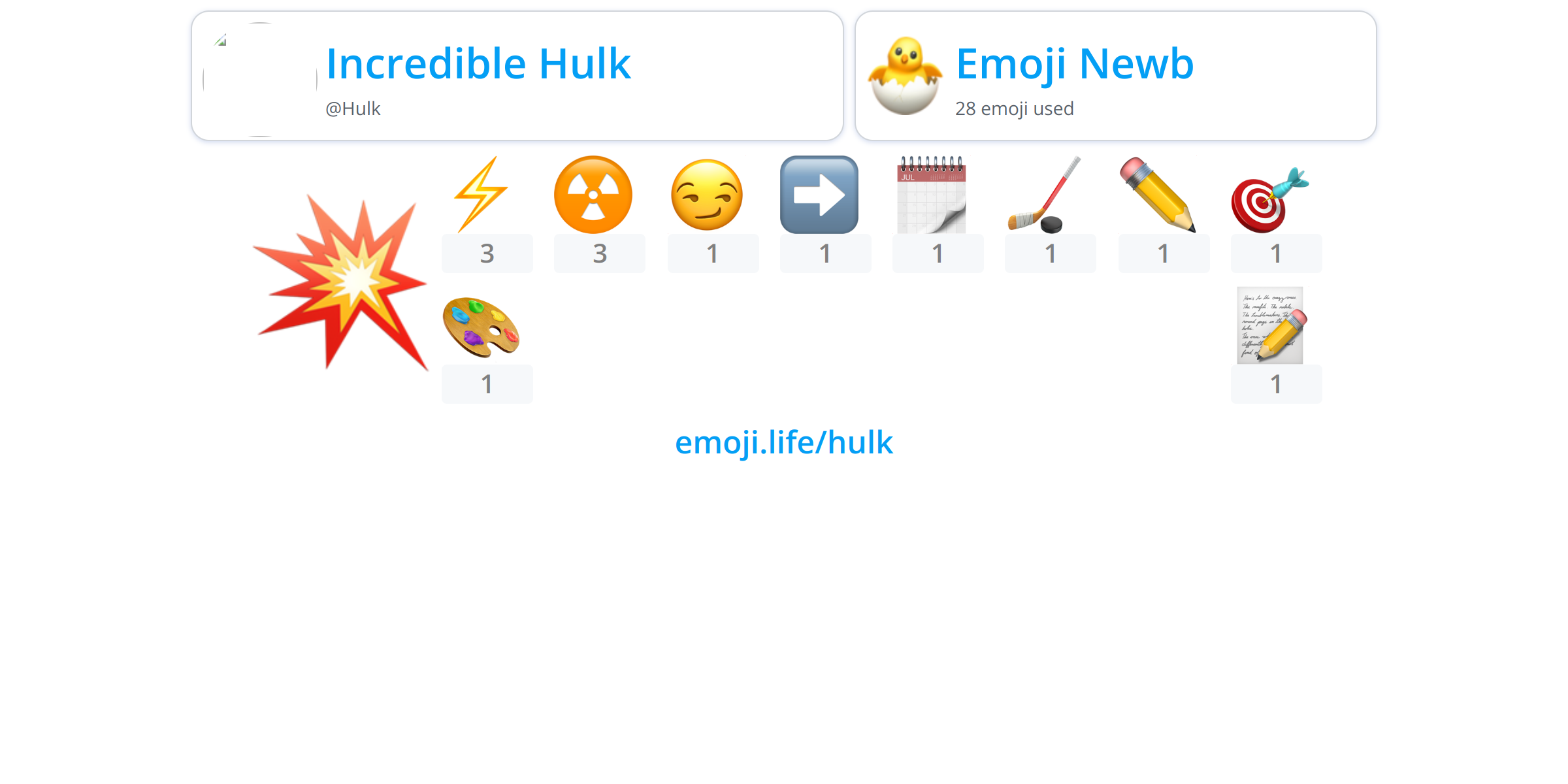 Hulk Emoji Life