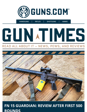 Gun Times - FN 15 Guardian: Review After First 500 Rounds