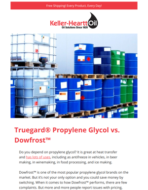 Truegard® Propylene Glycol Vs. Dowfrost™