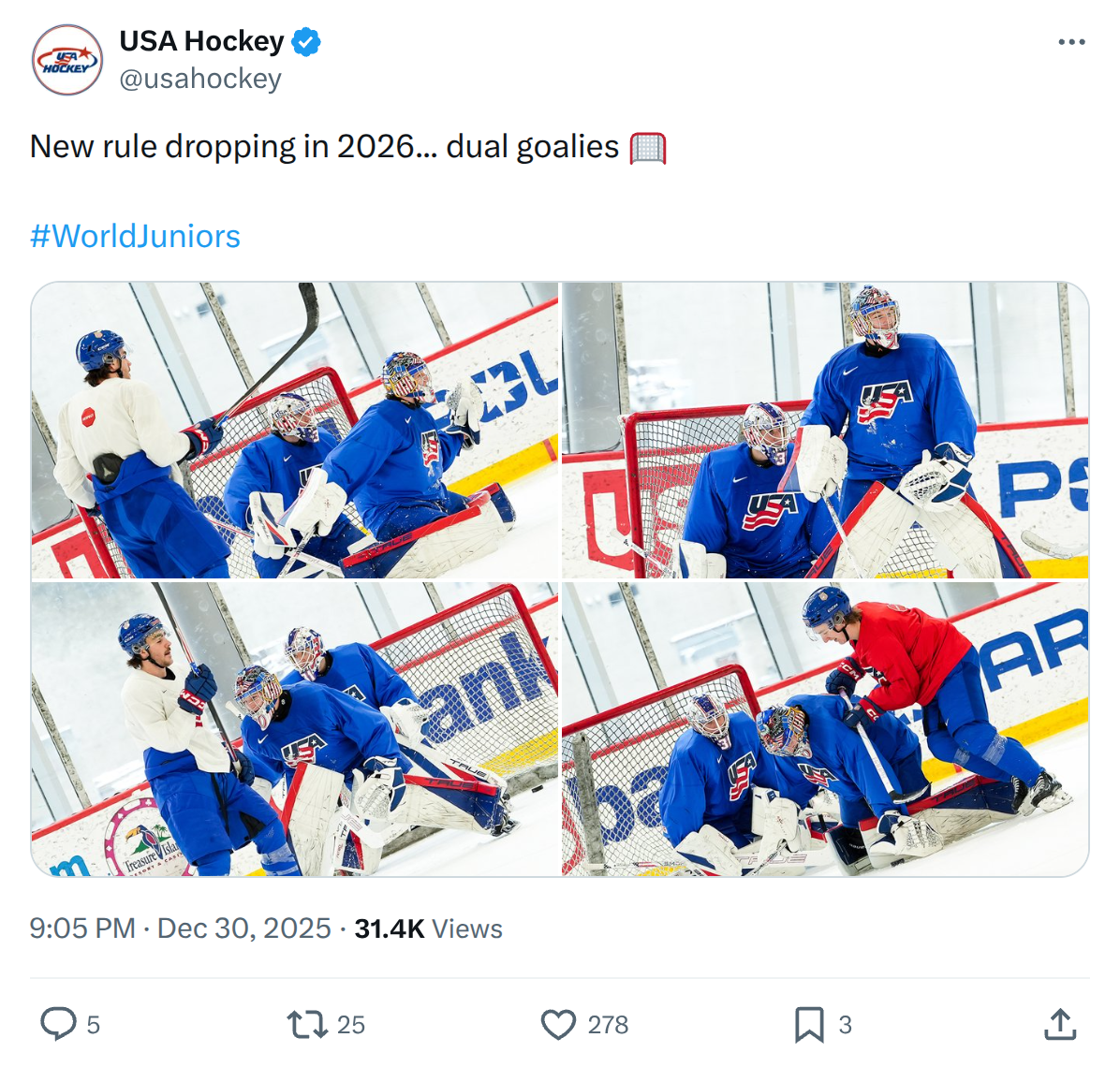 Screenshot of a tweet using the URL method