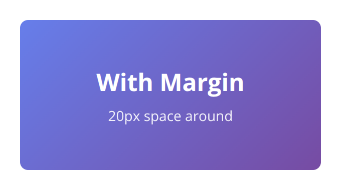 Image with 20px margin around the element