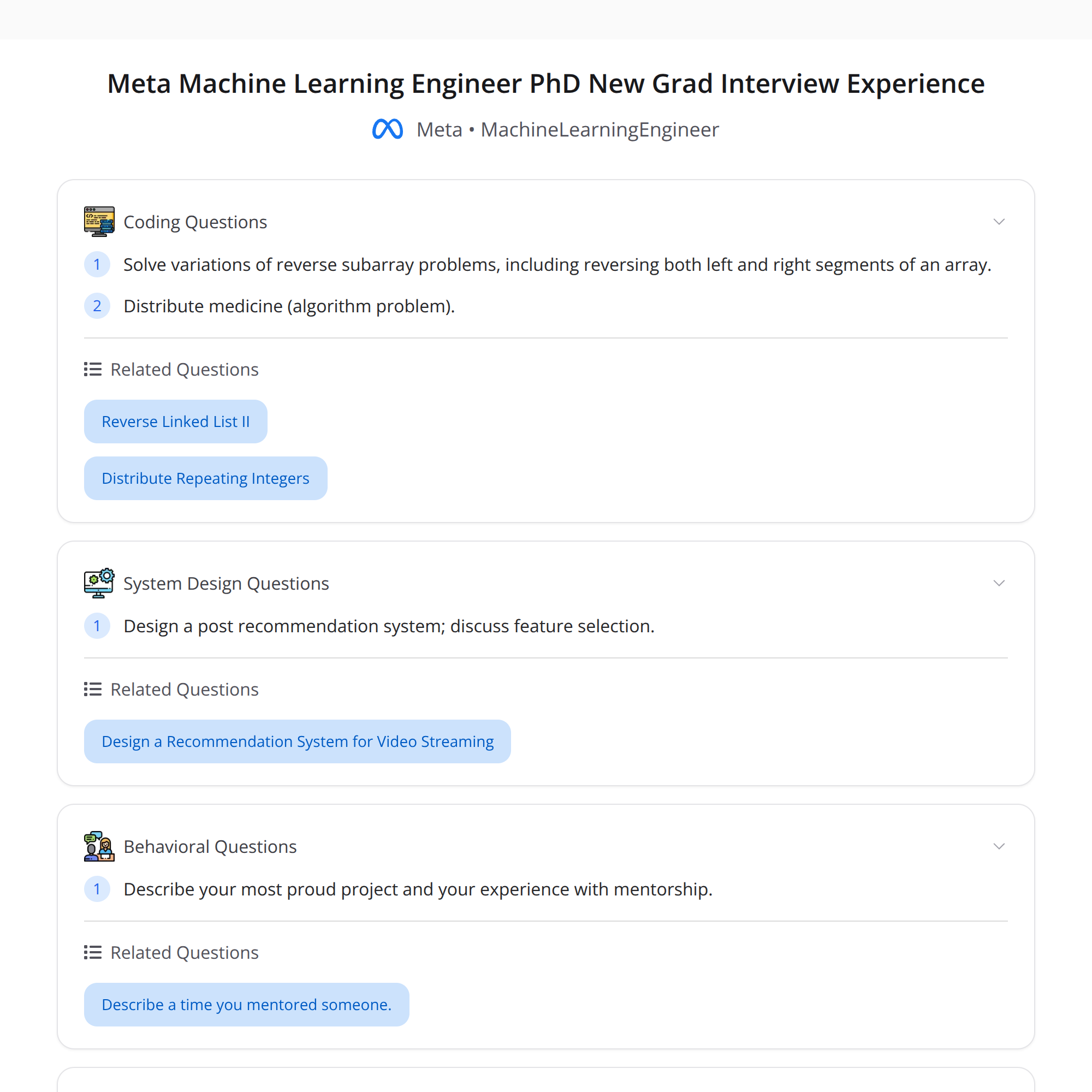 Cover image: Meta MLE interview
