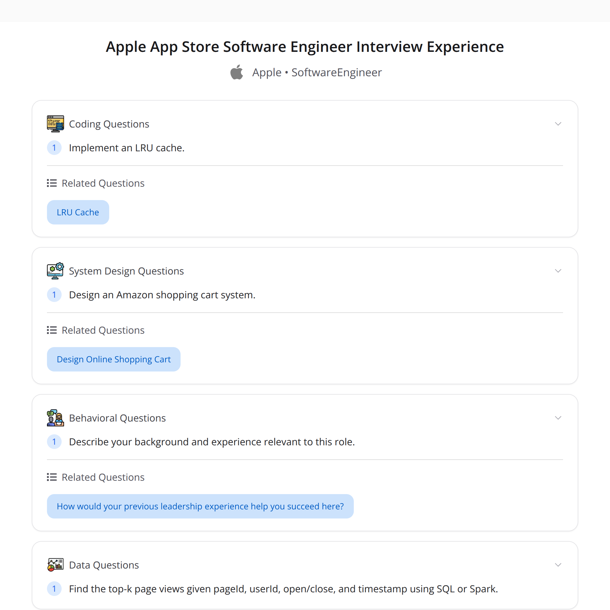 Apple App Store Interview cover