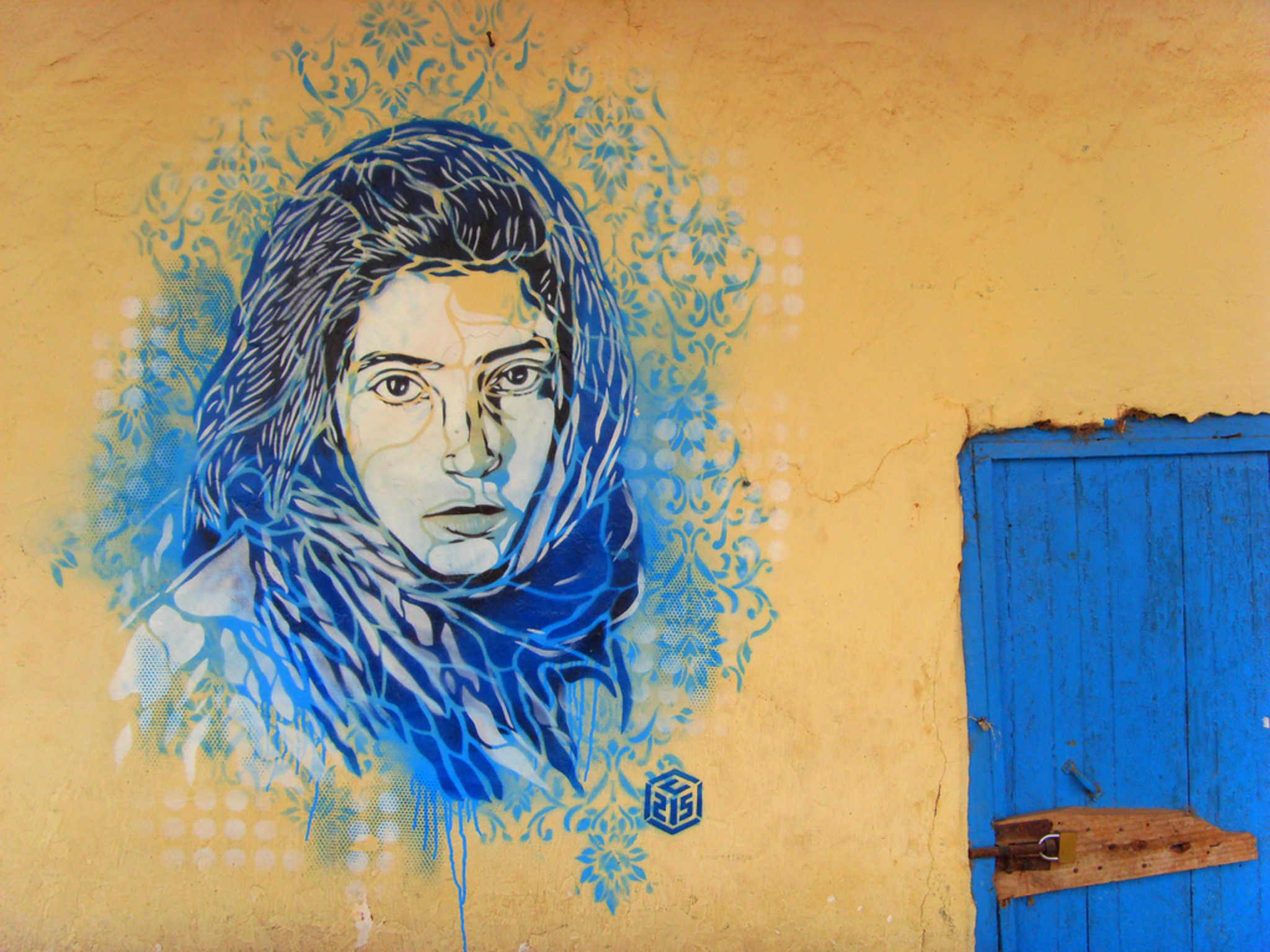 pochoir C215 portrait