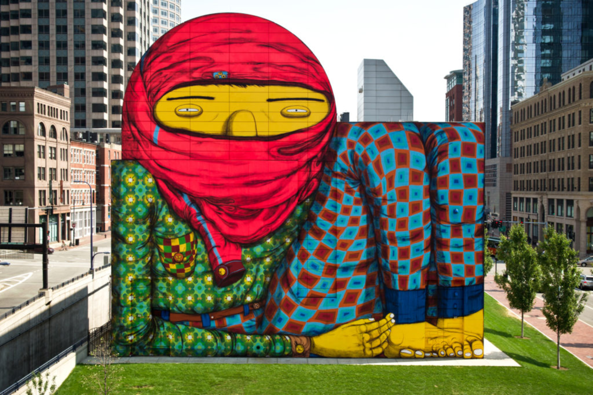 fresque Os Gemeos