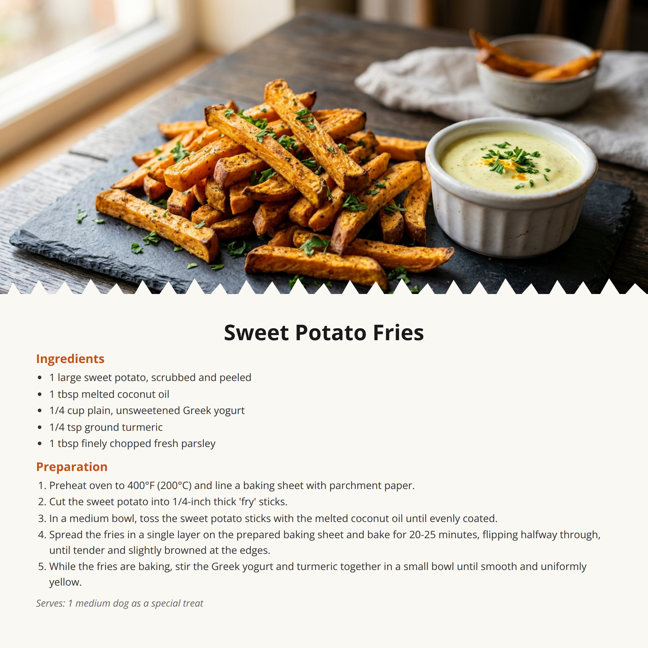 Dog-Safe Sweet Potato Fries Recipe