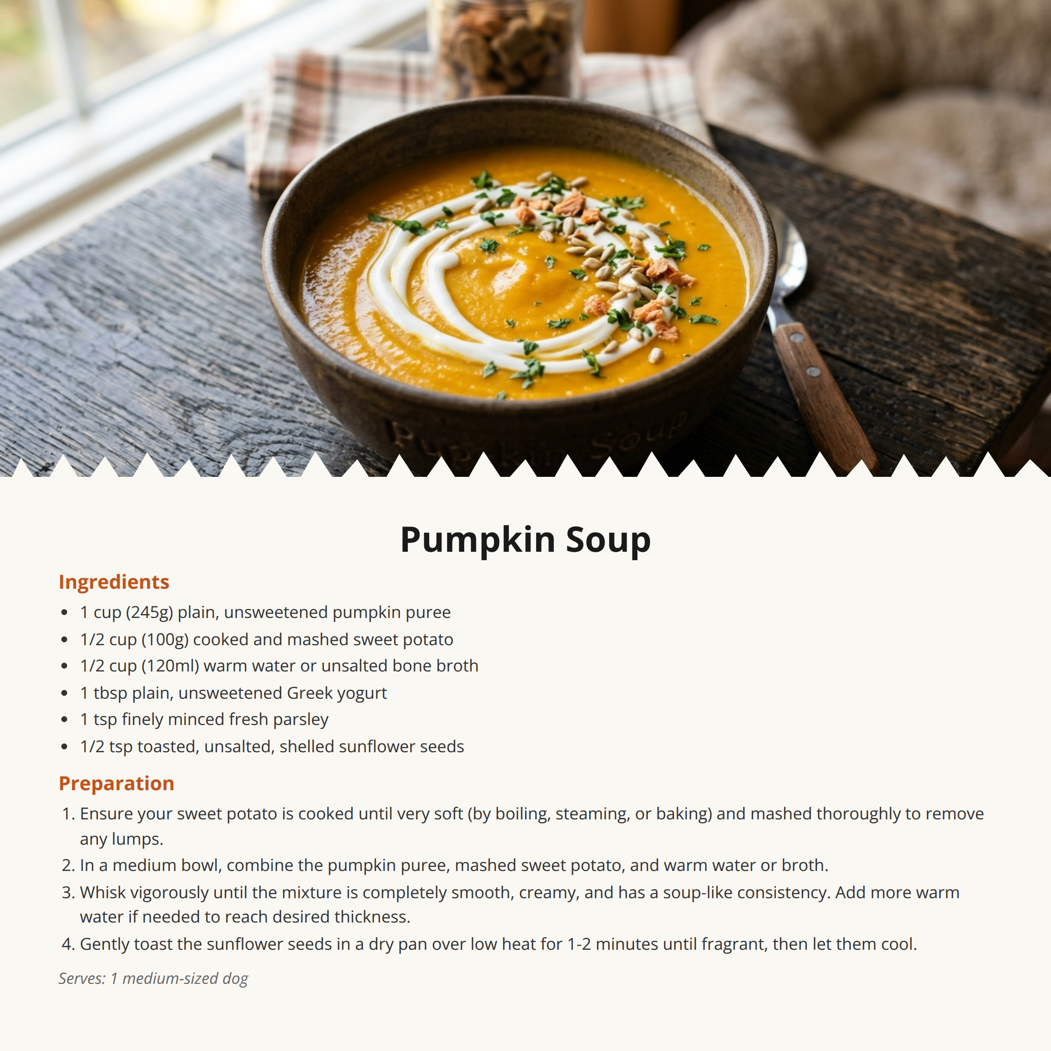 Dog-Safe Pumpkin Soup Recipe