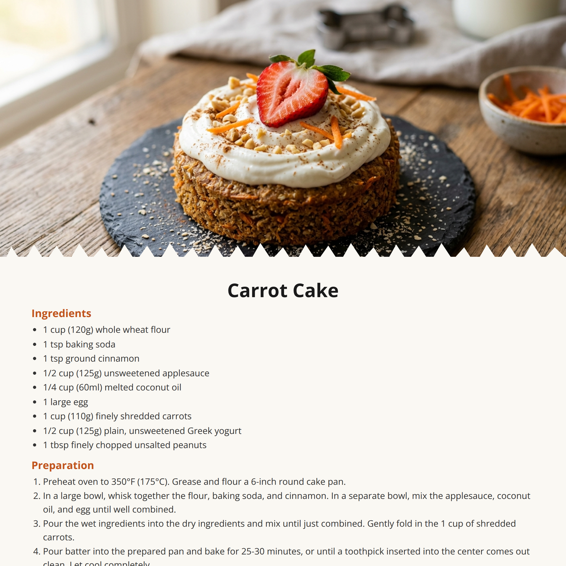 Dog-Safe Carrot Cake Recipe