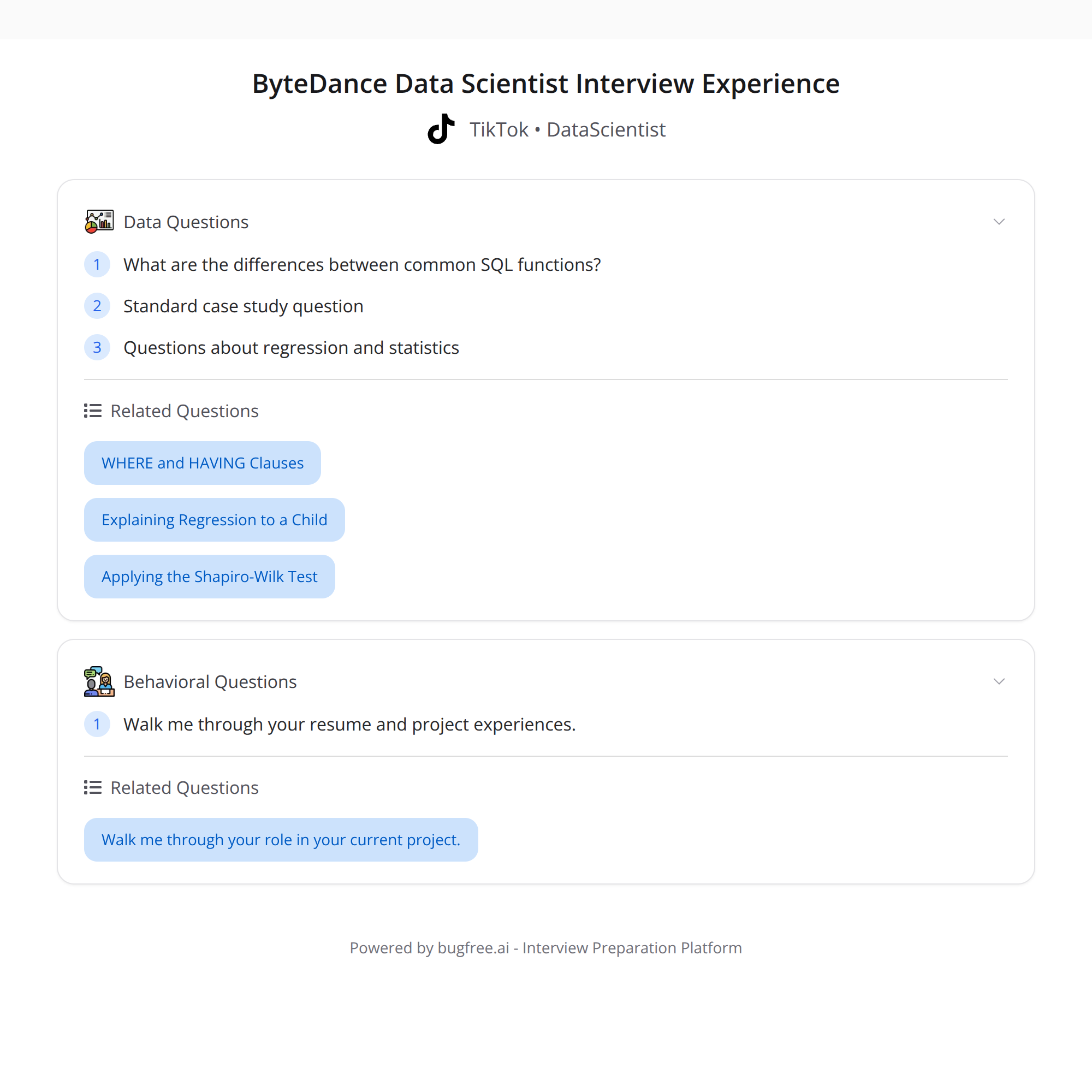ByteDance interview
