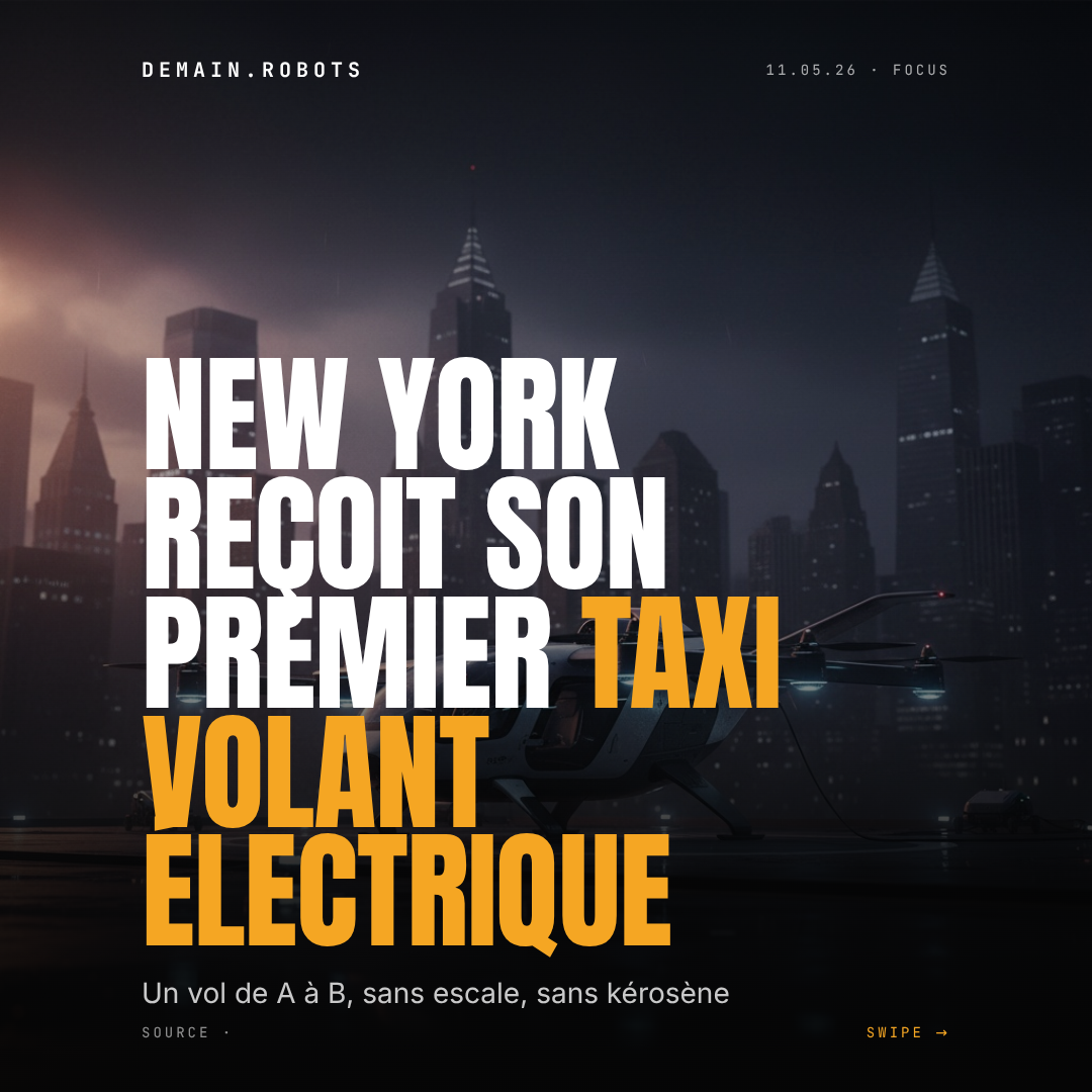 Manhattan a reçu son premier taxi électrique volant — et il était à l'heure