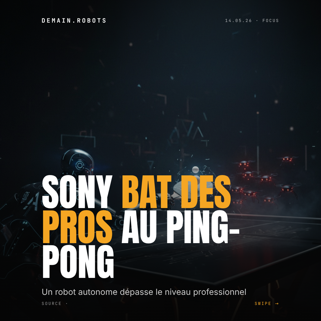 Quand Sony envoie un robot défier les pros du ping-pong — et gagne