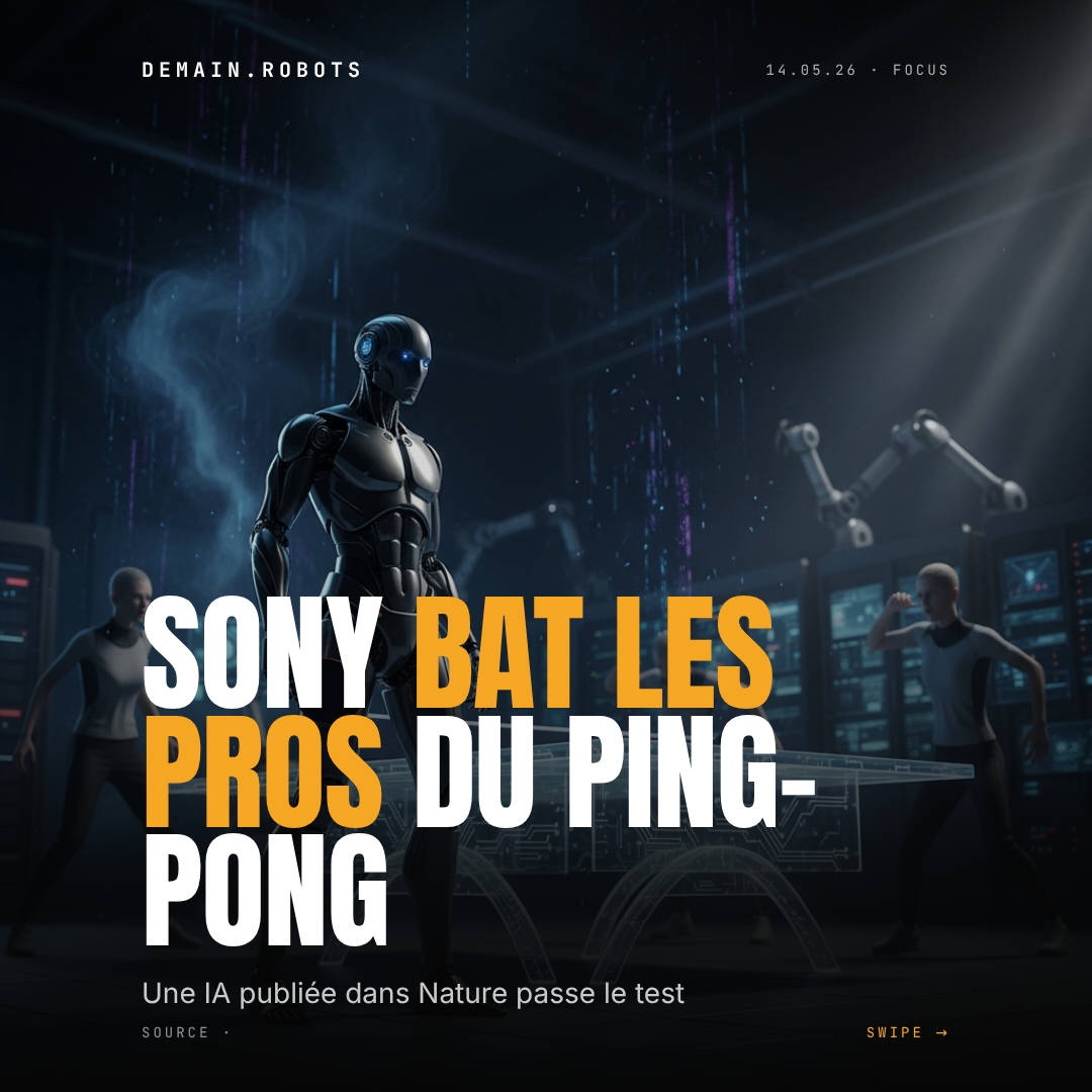 Quand Sony envoie un bras robotisé corriger les champions de ping-pong