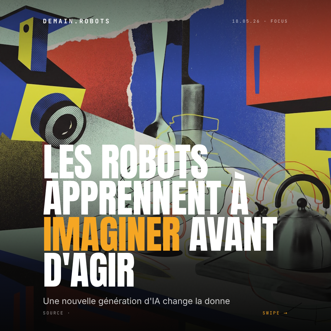 Quand les robots se mettent à réfléchir avant de bouger (enfin)
