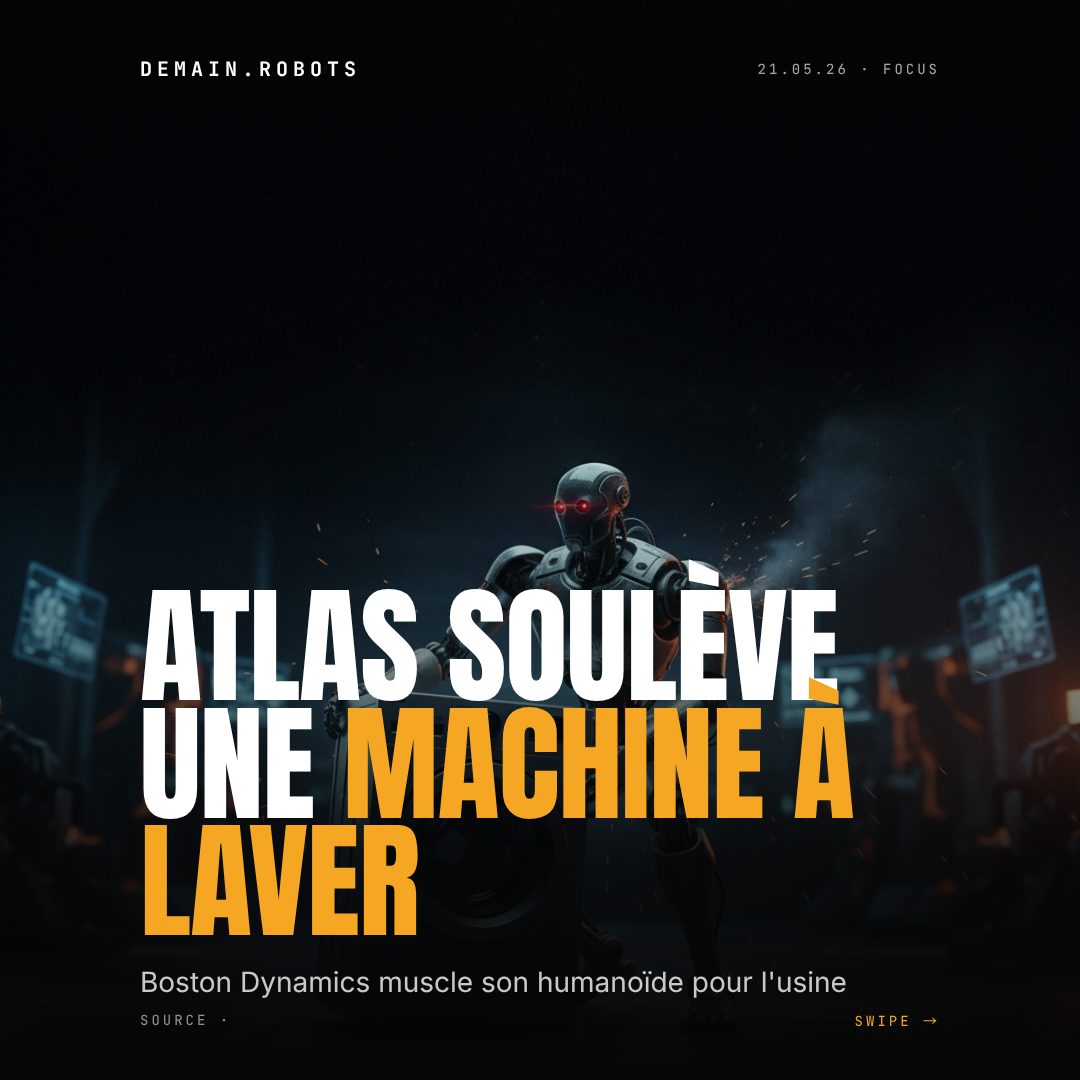 Atlas range la machine à laver : Boston Dynamics passe en mode déménageur