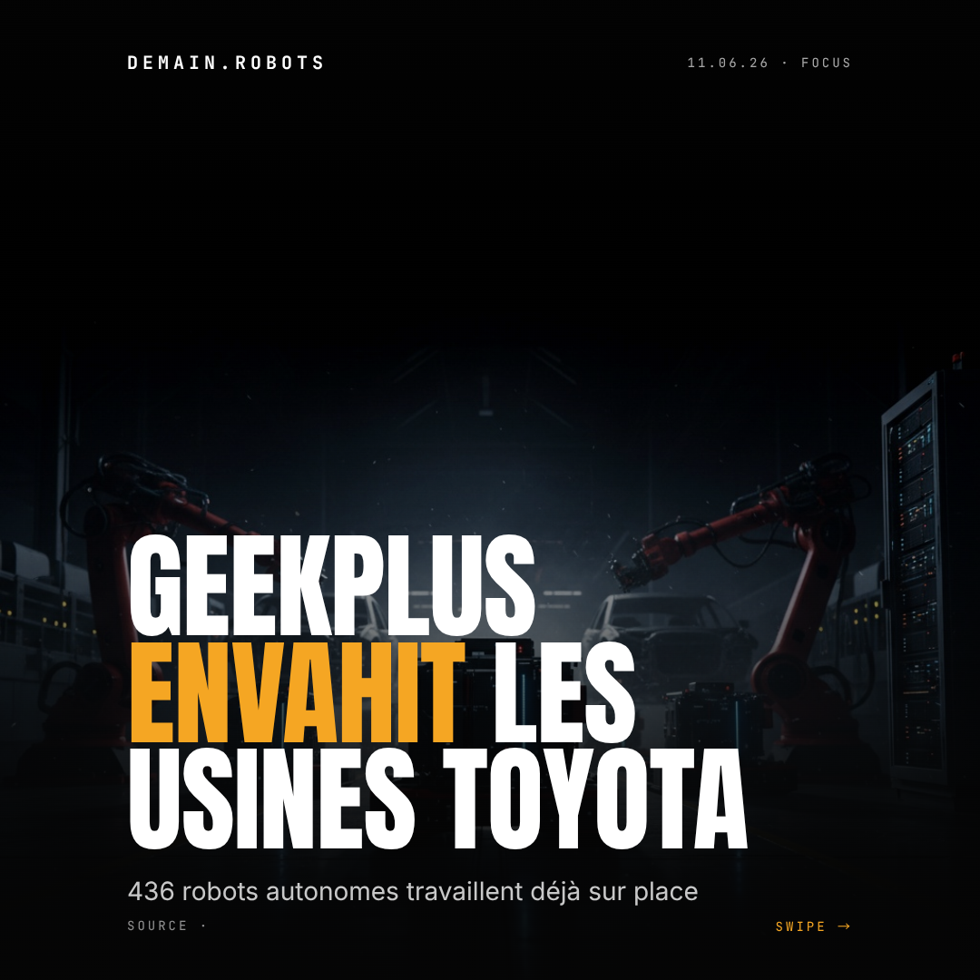 Toyota confie sa logistique interne à 436 robots chinois, et c'est tout sauf anodin