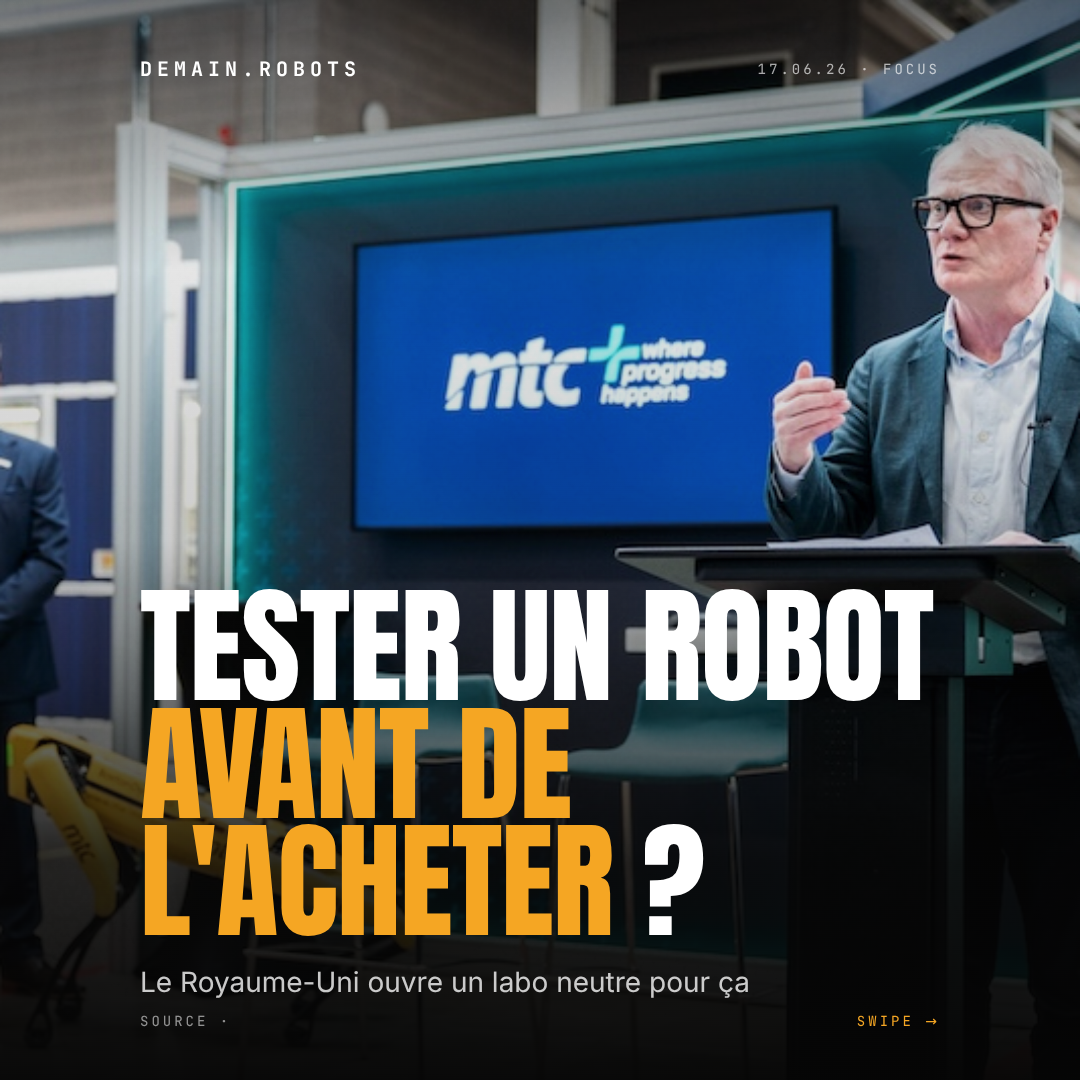 À Coventry, un labo où les usines peuvent enfin essayer les robots avant de signer le chèque