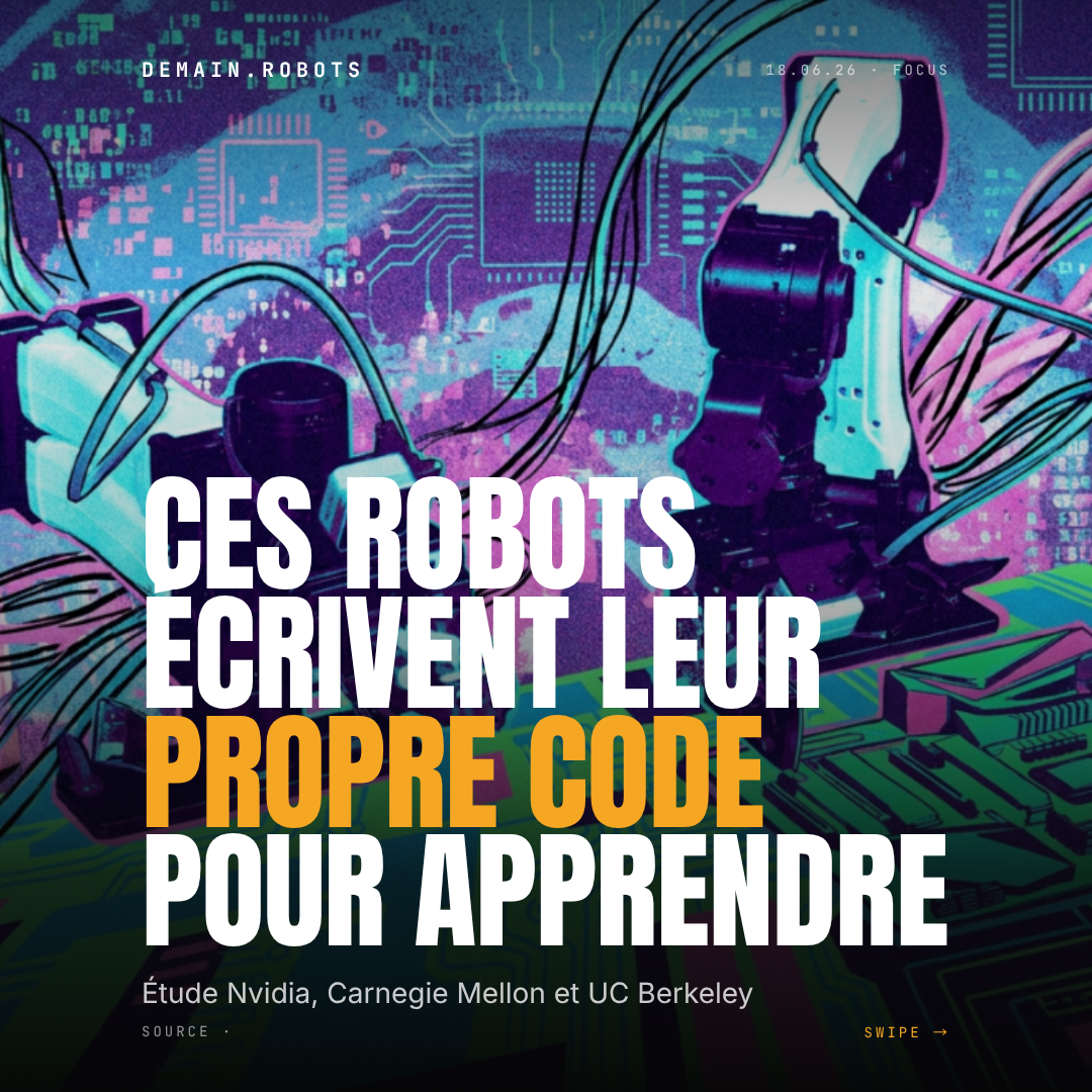 Quand les robots se passent de nos lignes de code