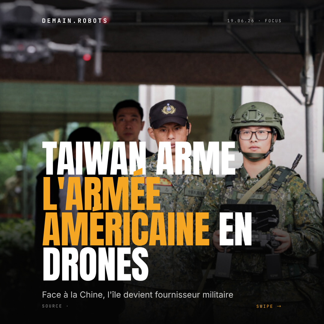 Taiwan, nouvelle fabrique de drones du Pentagone