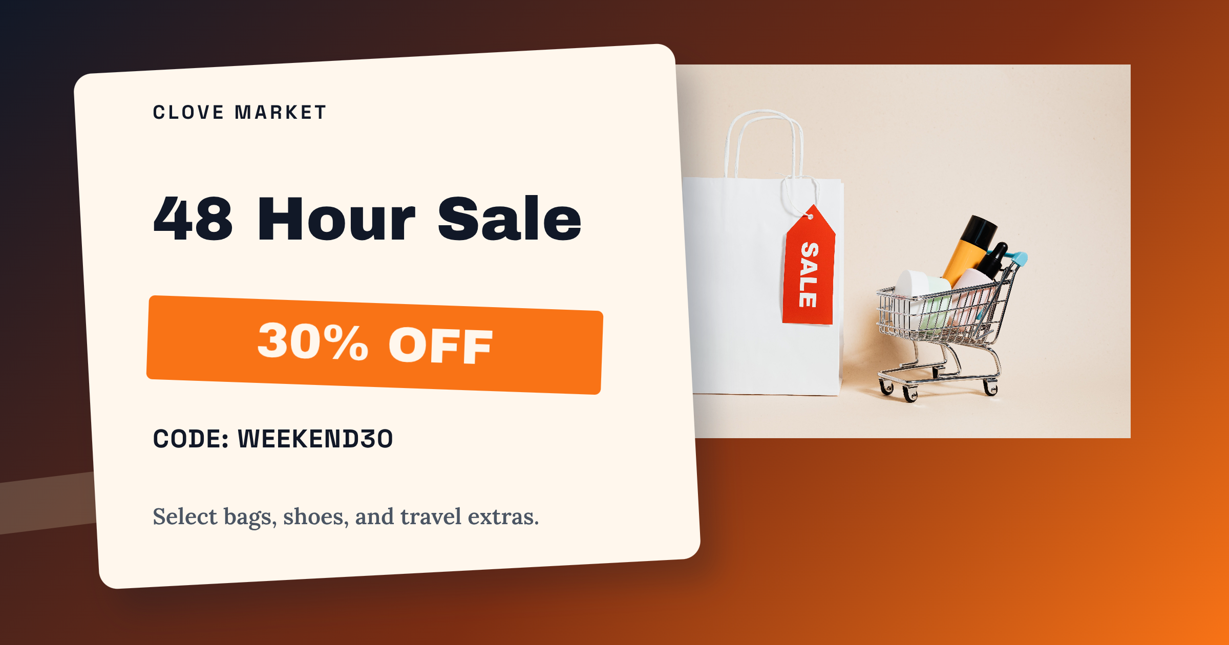 Weekend Flash Sale Post preview