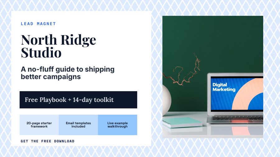 Template example image for Free Guide Promo Banner