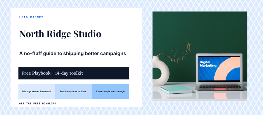 Template example image for Free Guide Promo Banner