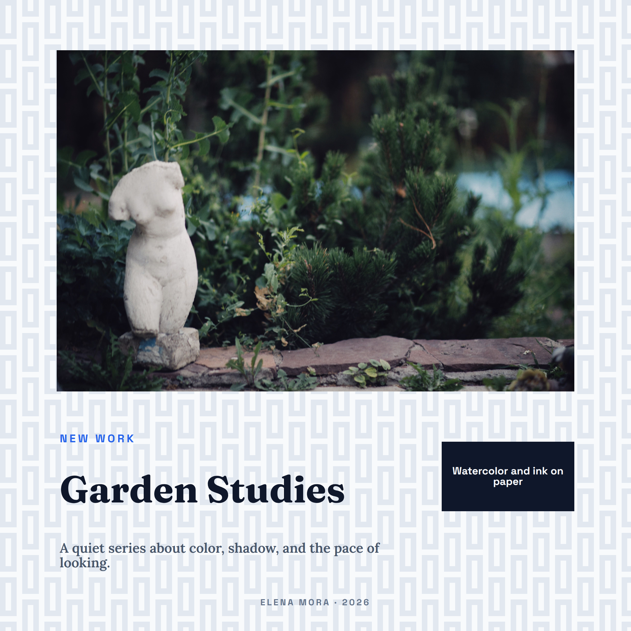 New Work Showcase Post preview