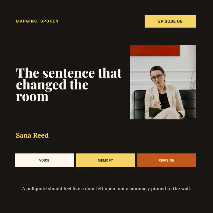Template example image for Interview Show Cover