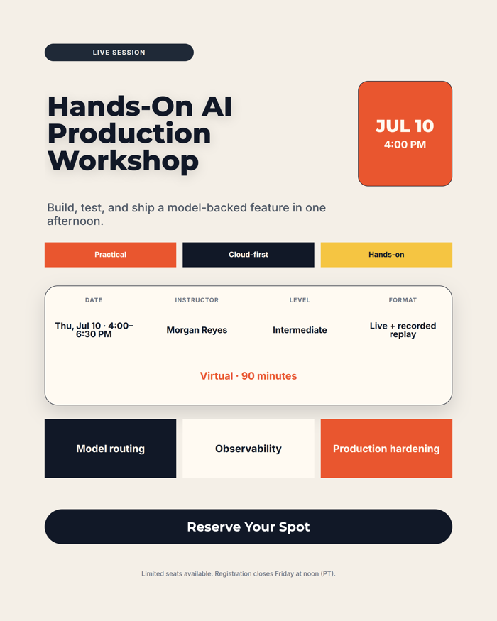 Template example image for Live Training Webinar Banner