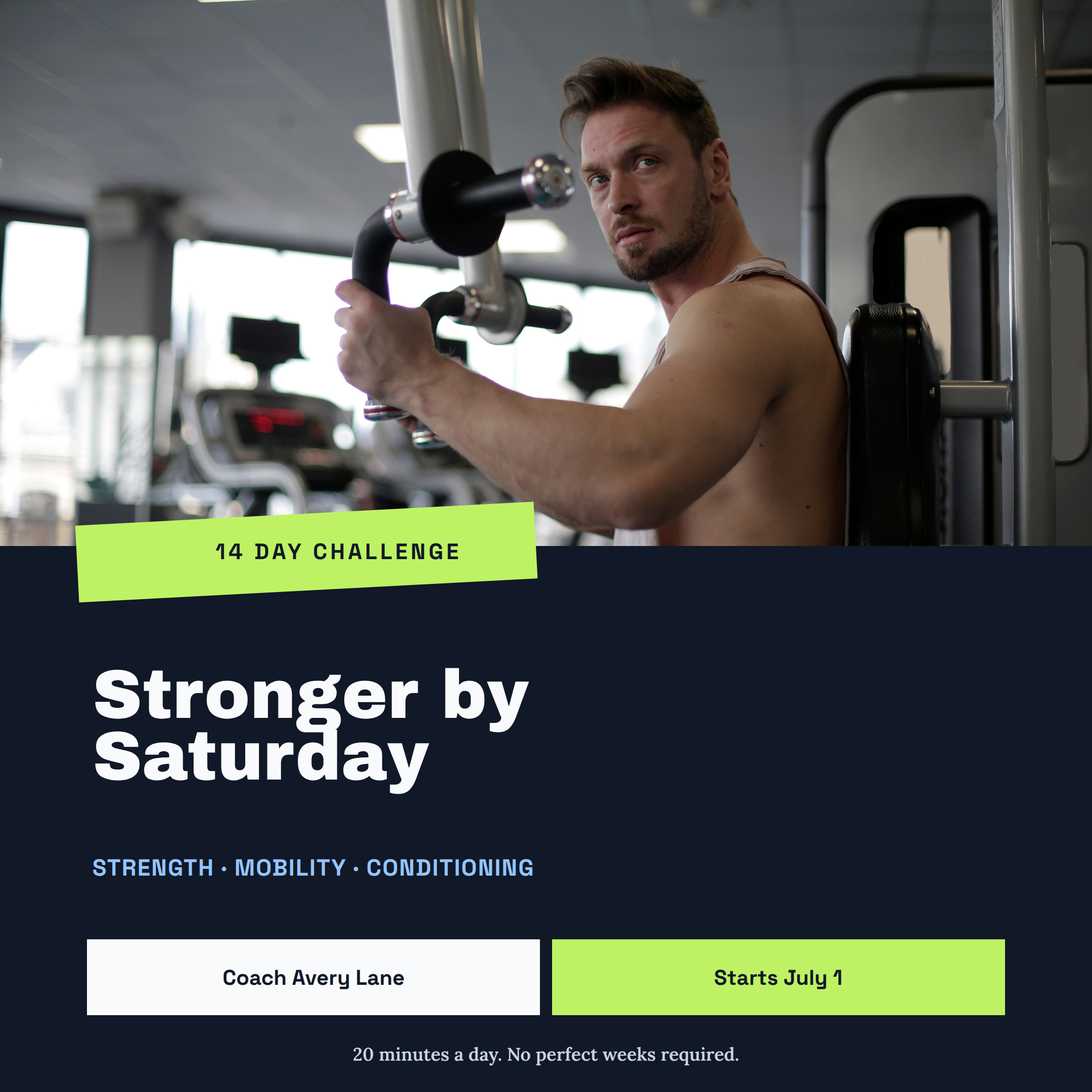 Workout Challenge Post preview