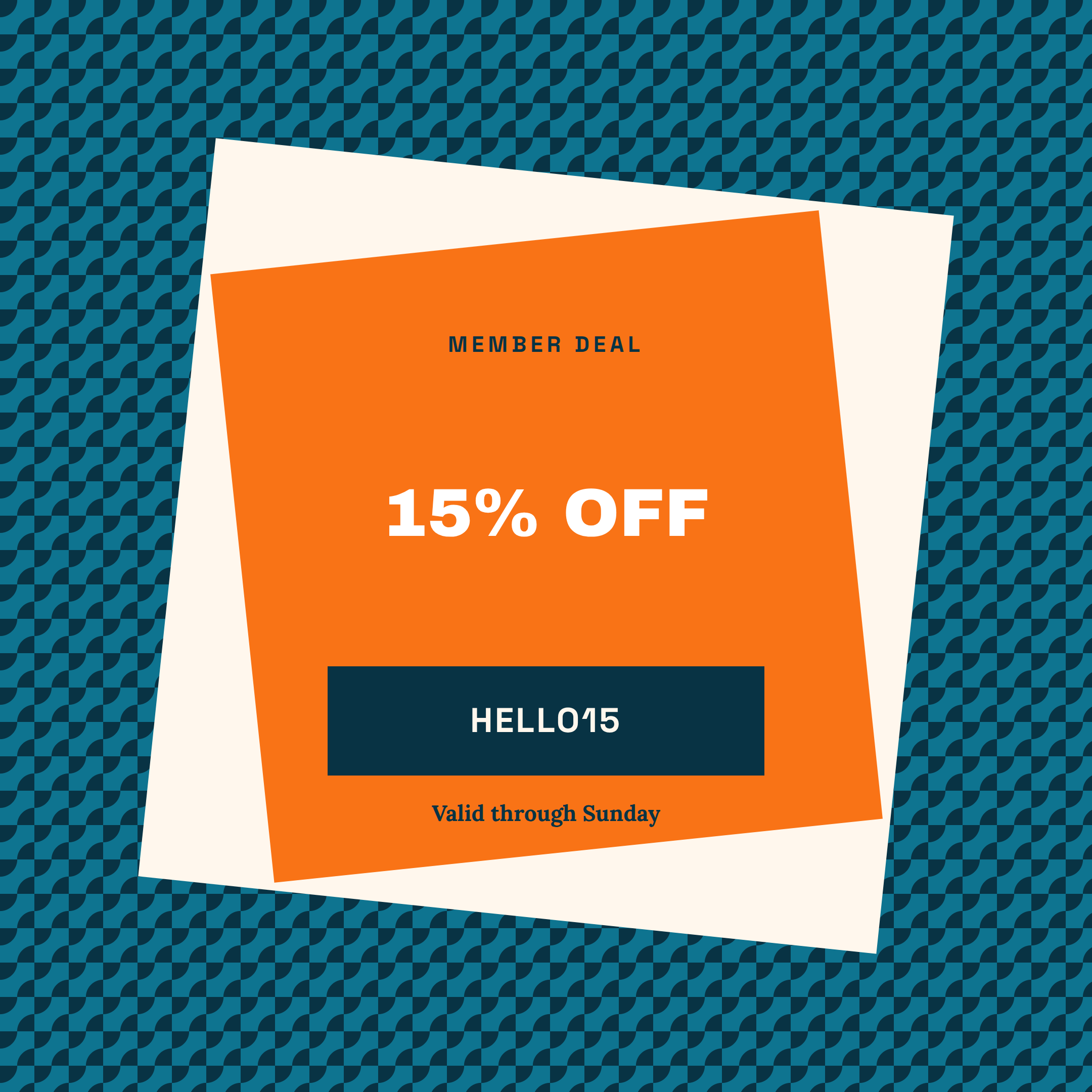 Coupon Code Badge preview