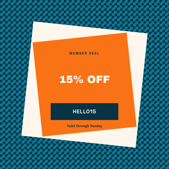Template example image for Coupon Code Badge