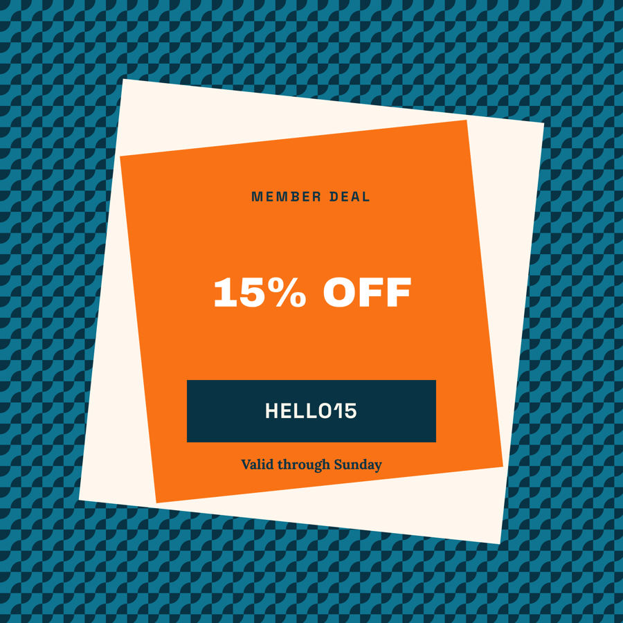 Template example image for Coupon Code Badge