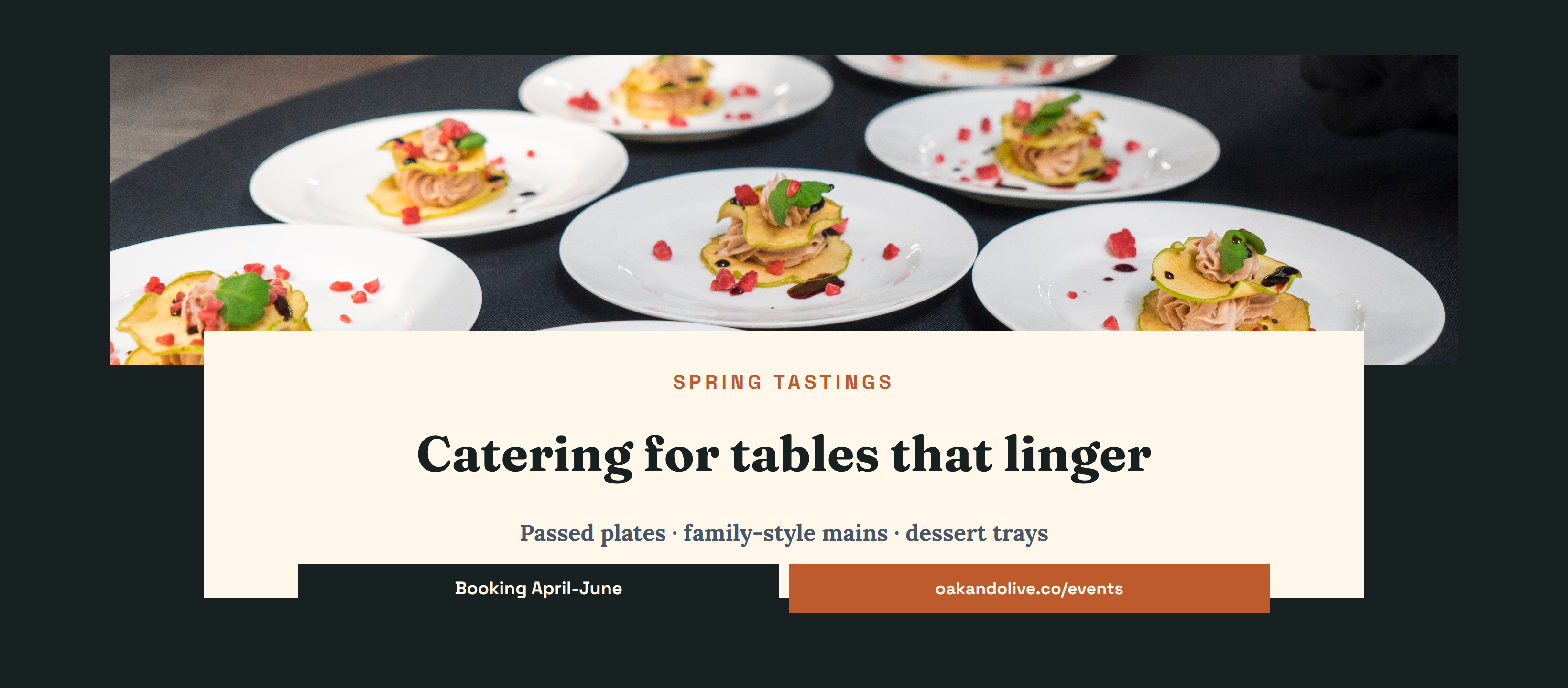 Catering Promo Announcement preview