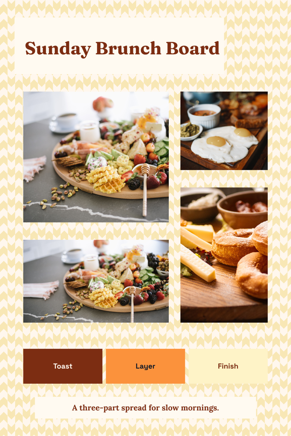 Template example image for Recipe Collage