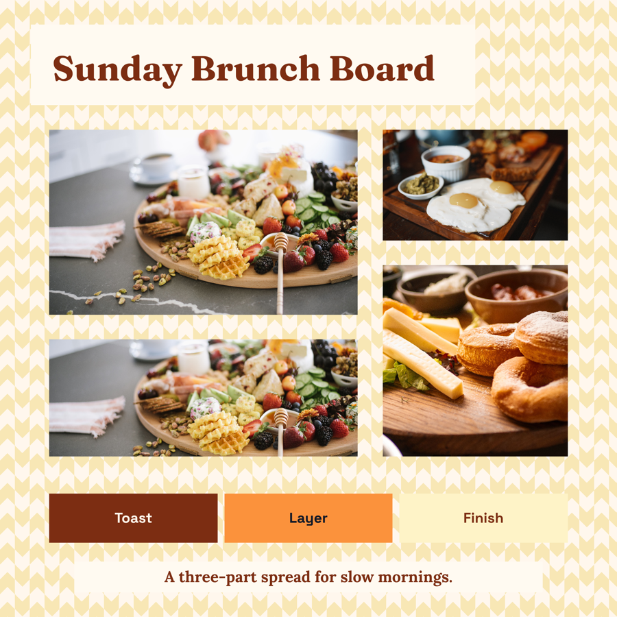 Template example image for Recipe Collage
