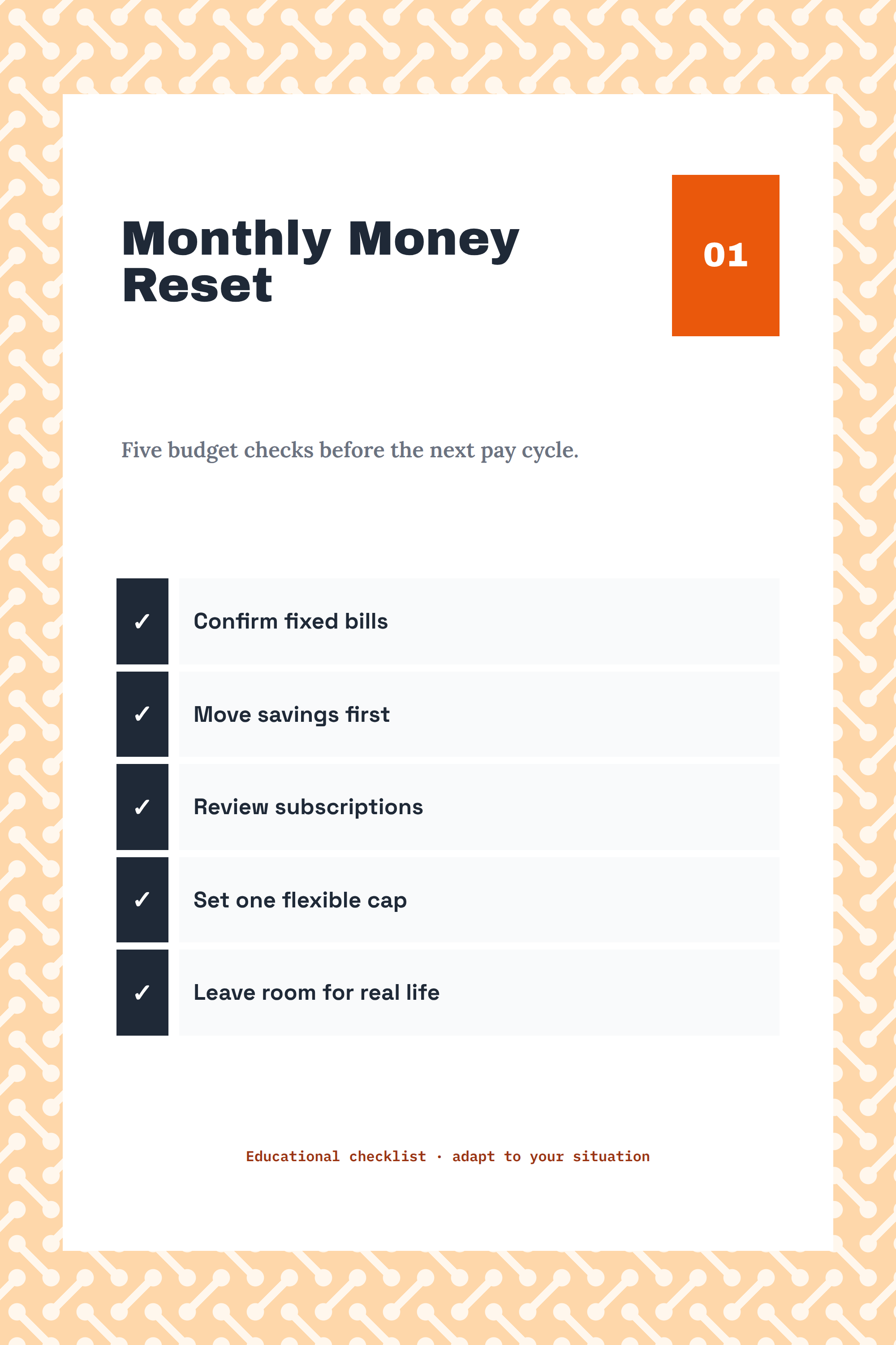 Budget Checklist Post preview
