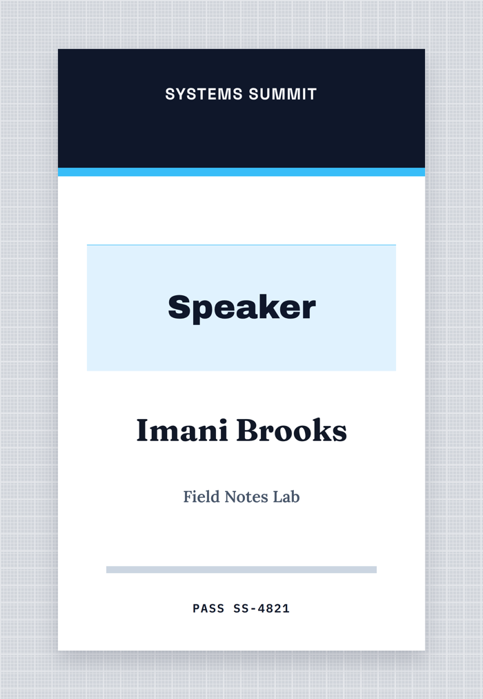 Template example image for Event Pass Badge