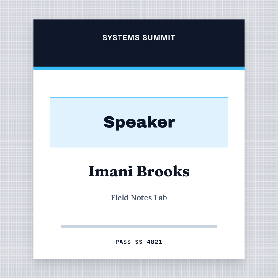 Template example image for Event Pass Badge
