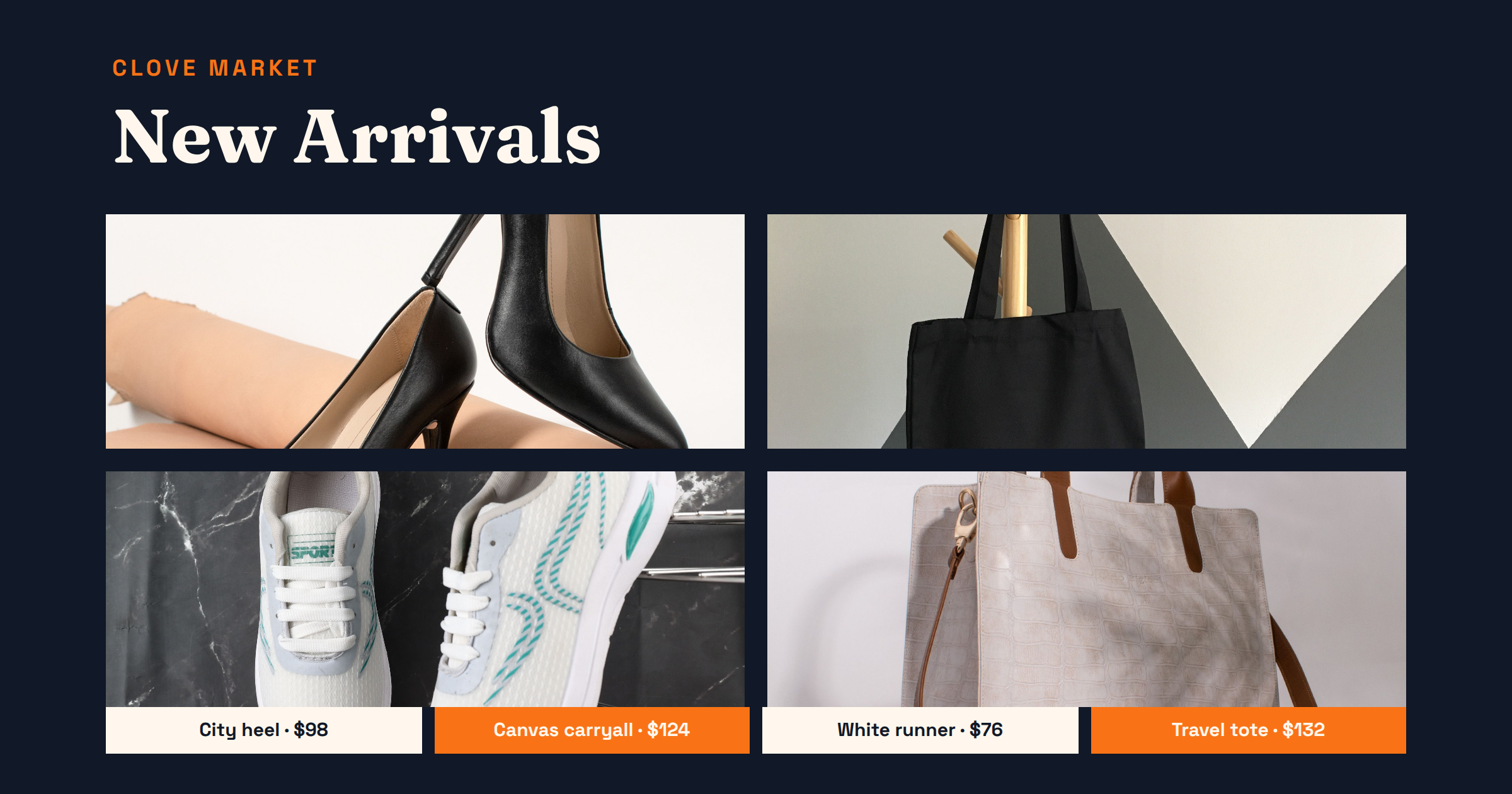 New Arrivals Product Grid preview