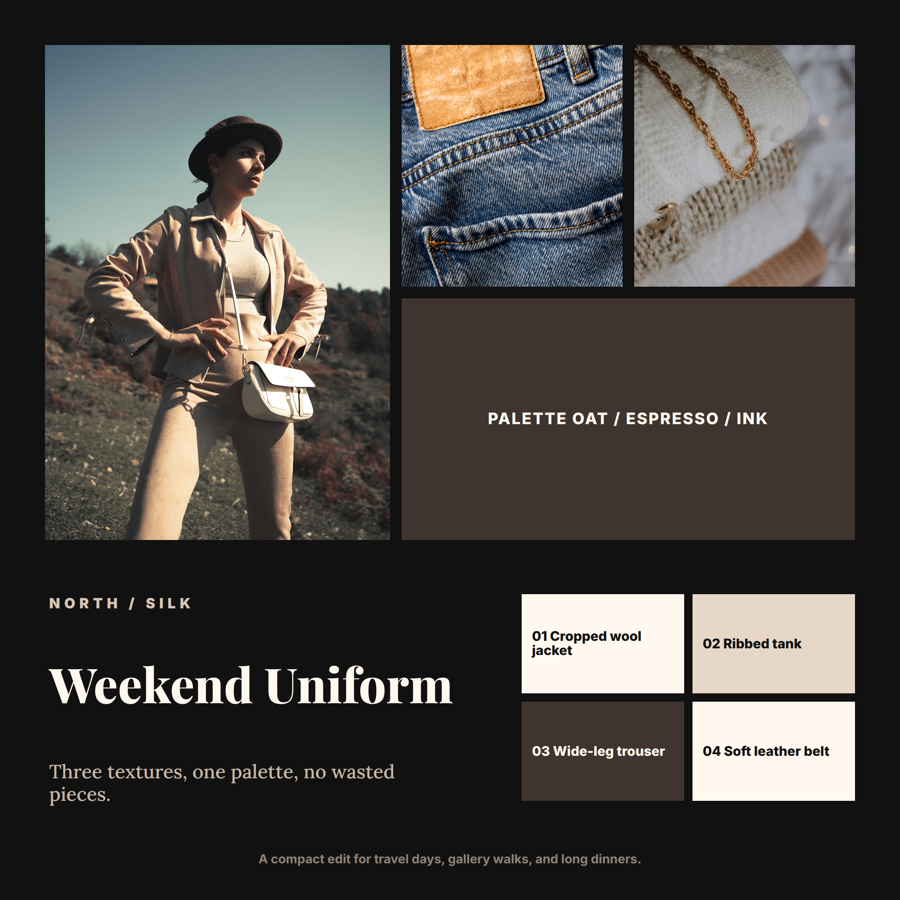Template example image for Fashion Lookbook Collage