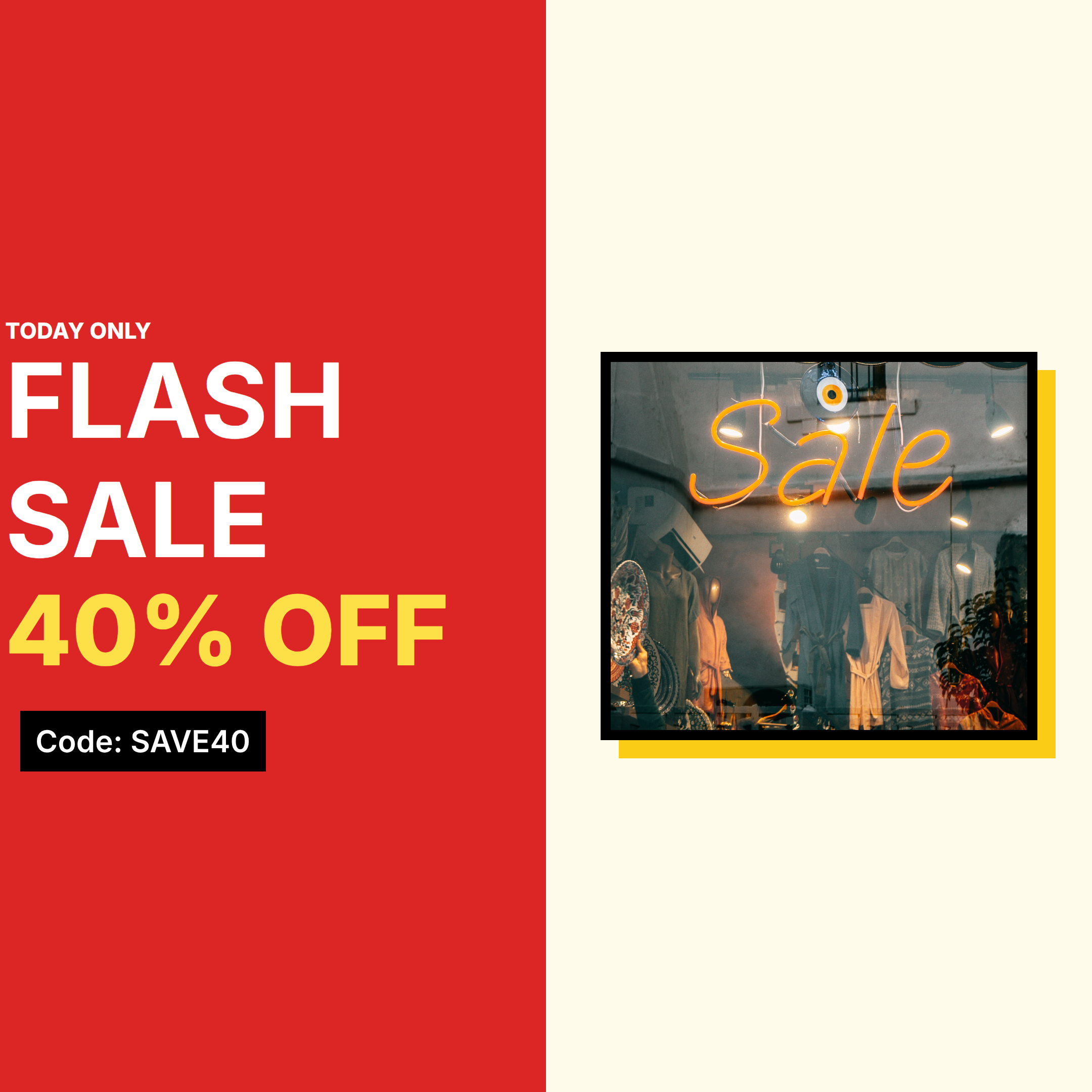 Flash Sale Post preview