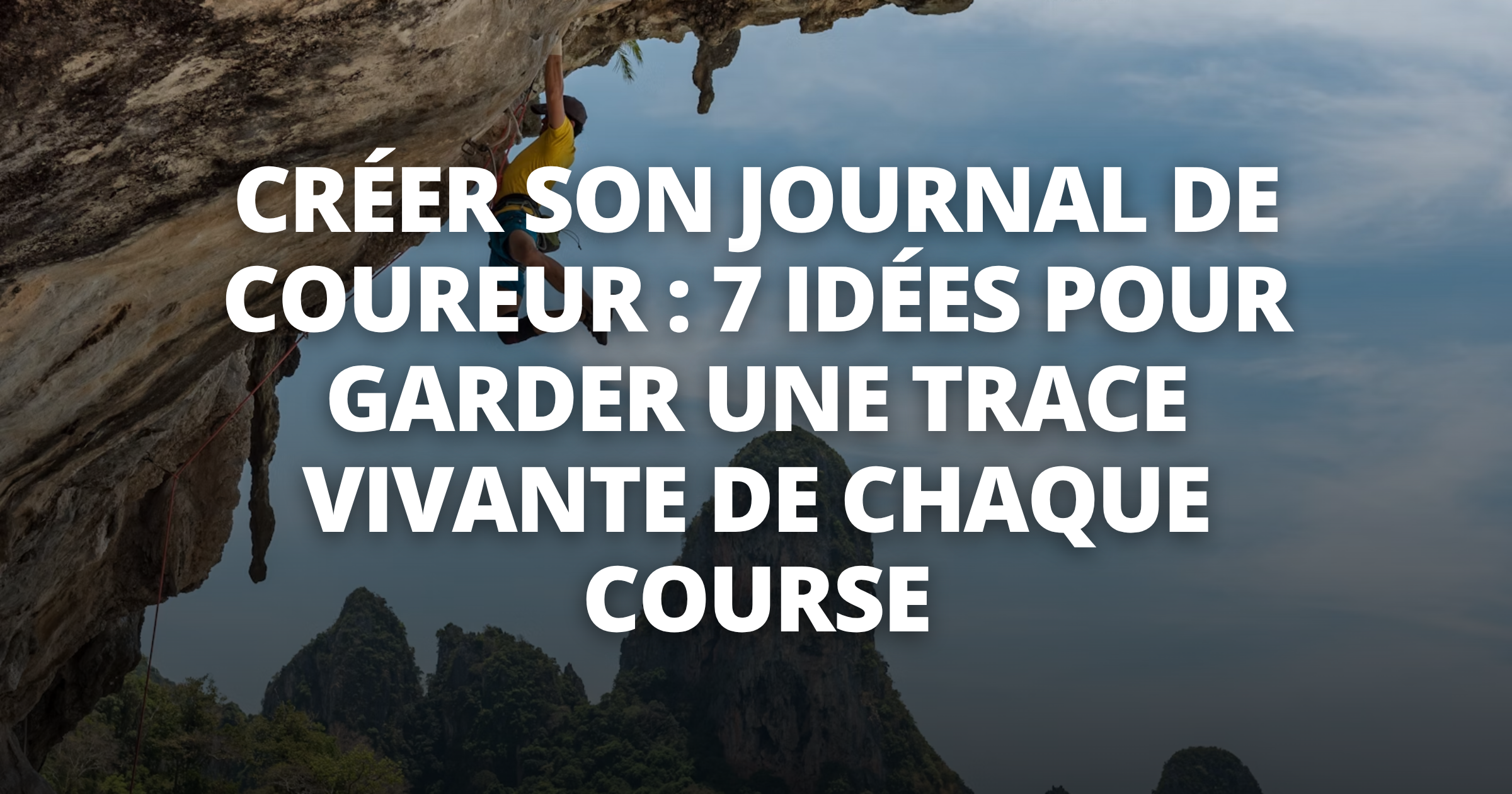 Carnet de coureur ouvert avec traces GPS, médailles et photos de courses disposées sur une table en bois