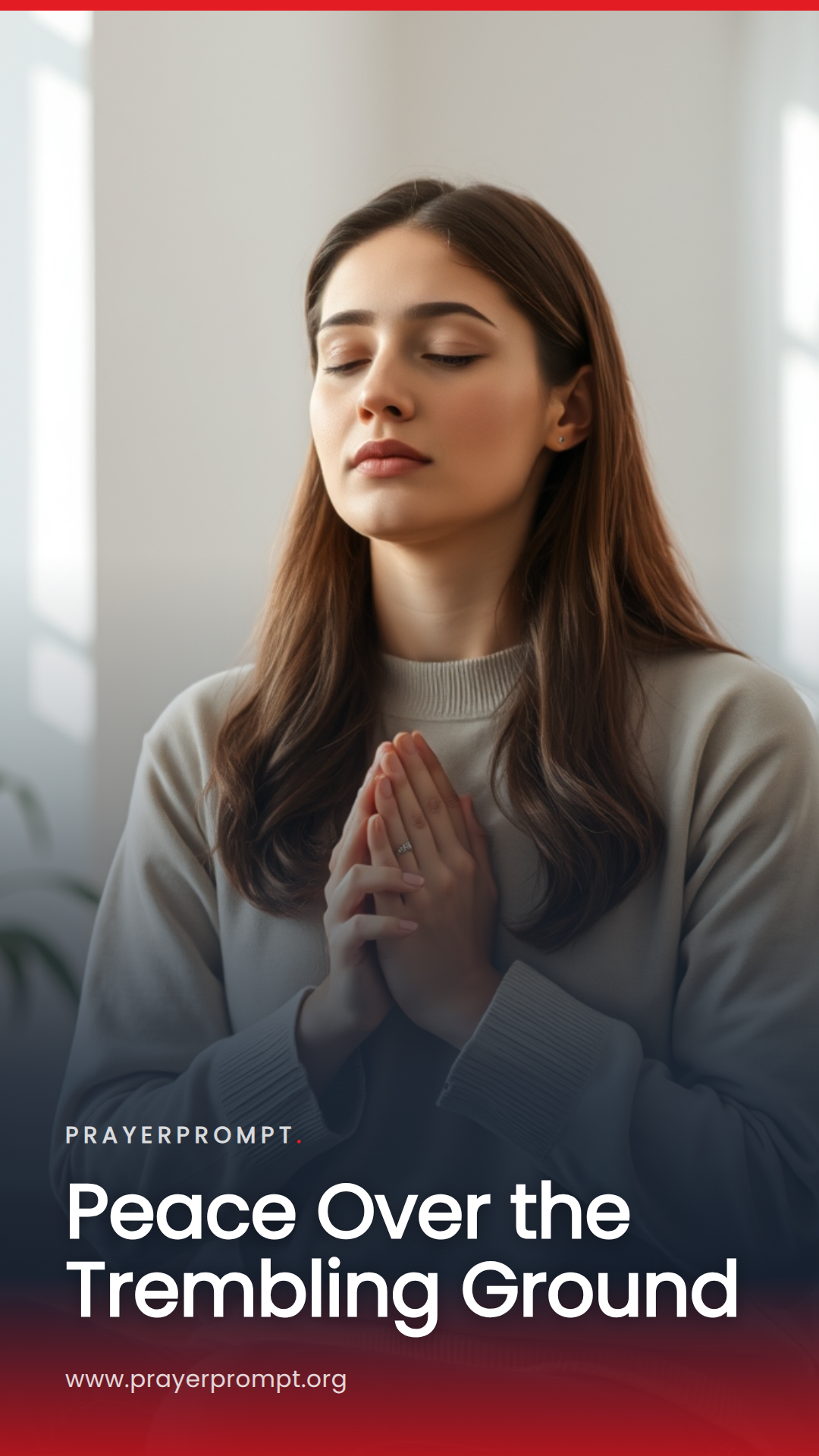 prayers for earthquake safety and recovery in New Zealand - 15. A Prayer of Surrender and Trust