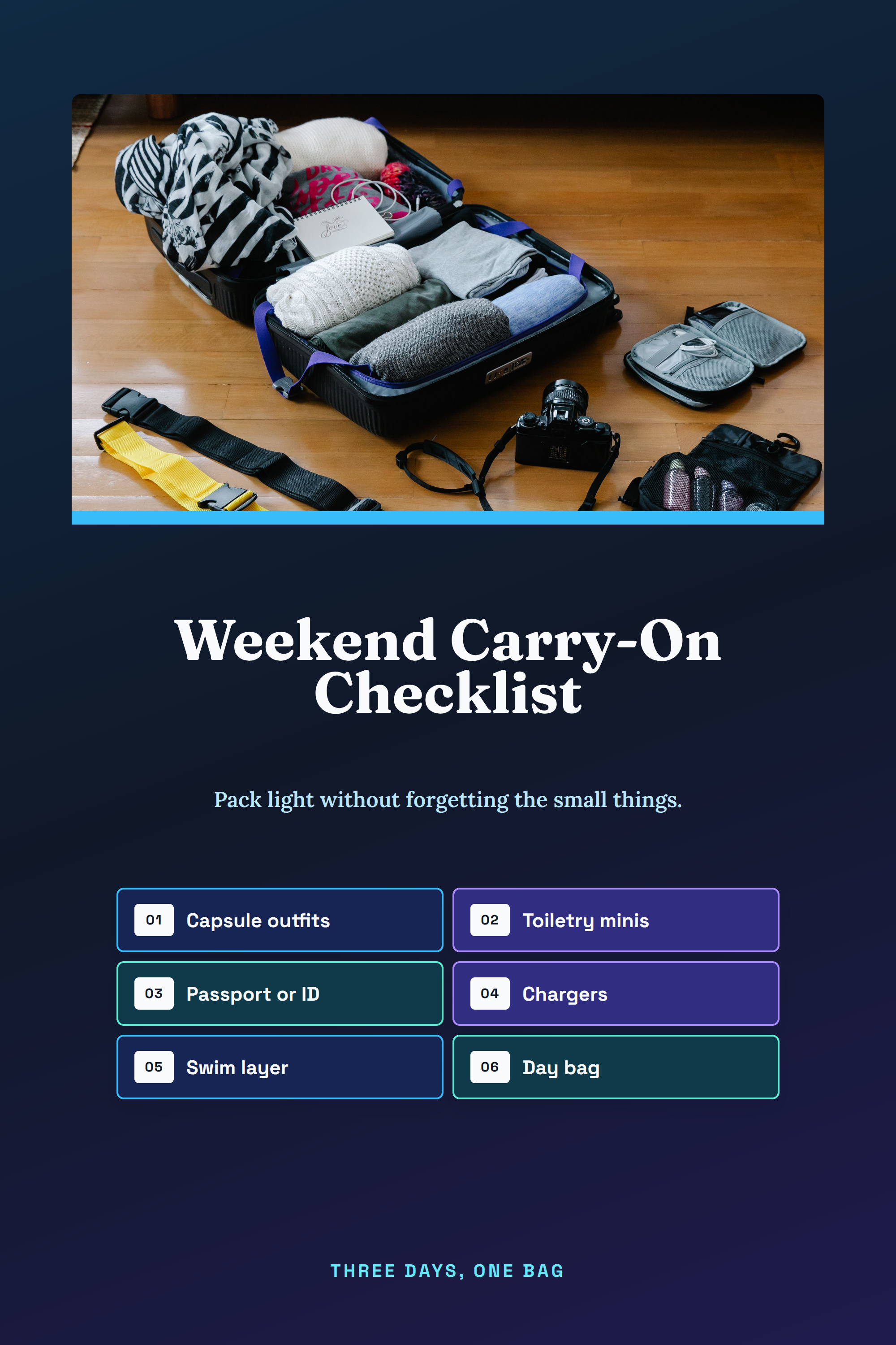 Carry-On Checklist preview