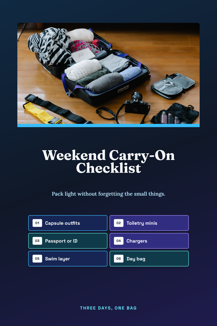 Template example image for Carry-On Checklist