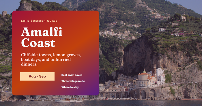 Template example image for Amalfi Coast Guide