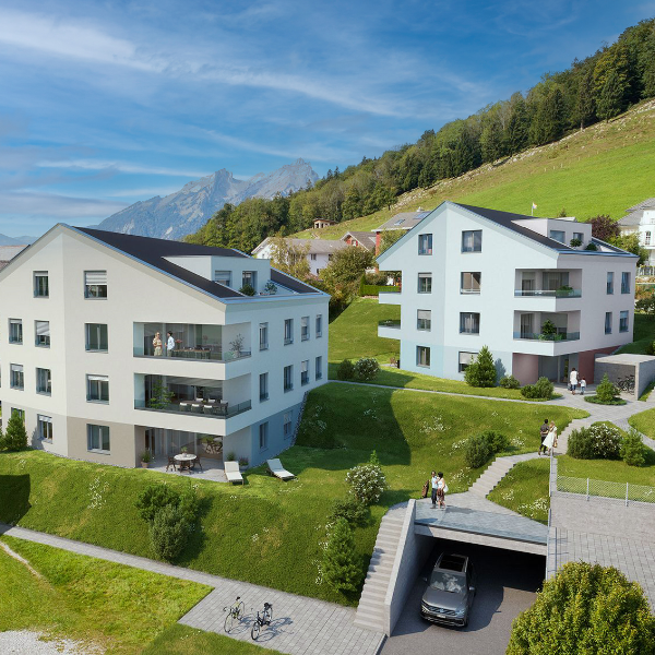 3.5 Zimmer Wohnung - Neubauprojekt in Obbürgen (6363 Obbürgen)