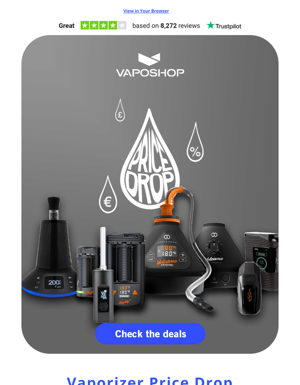 Price Drop On Vaporizers - Don't Miss Out! 💰