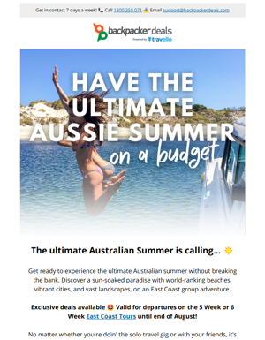 The Ultimate Aussie Summer On A Budget ☀️