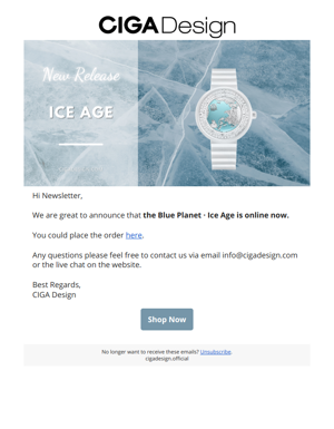 Blue Planet · Ice Age Debuts Today - Shop Now